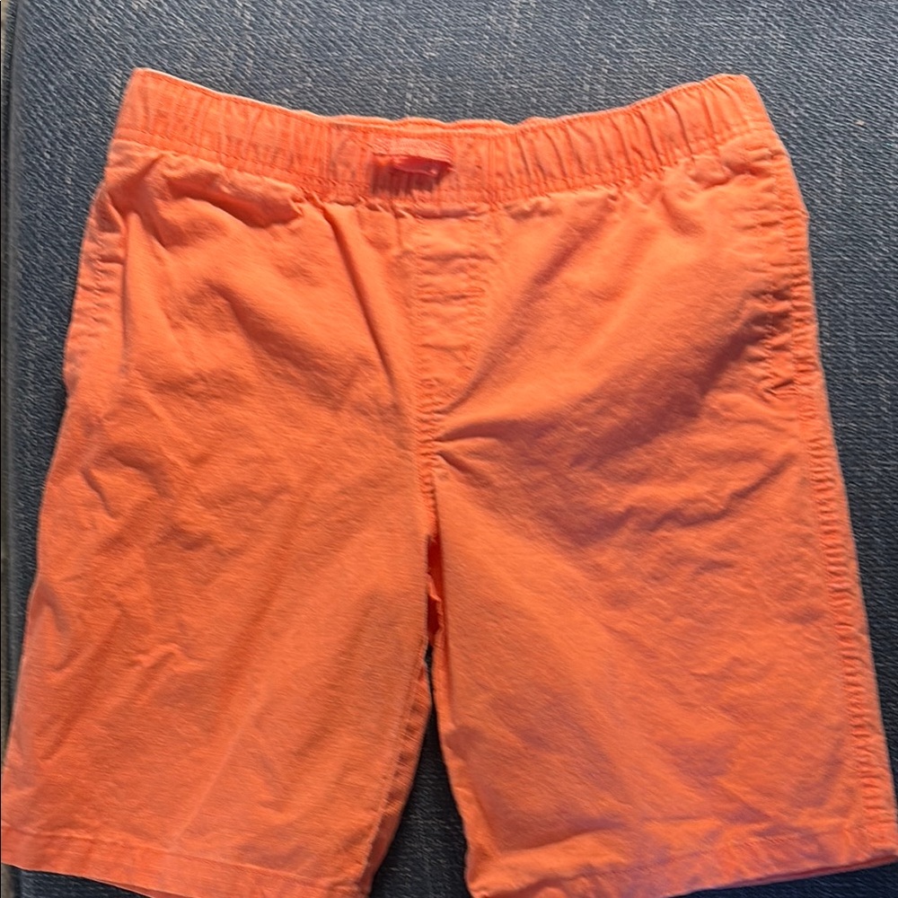 Cat & Jack Orange Casual Shorts with Elastic Waistband